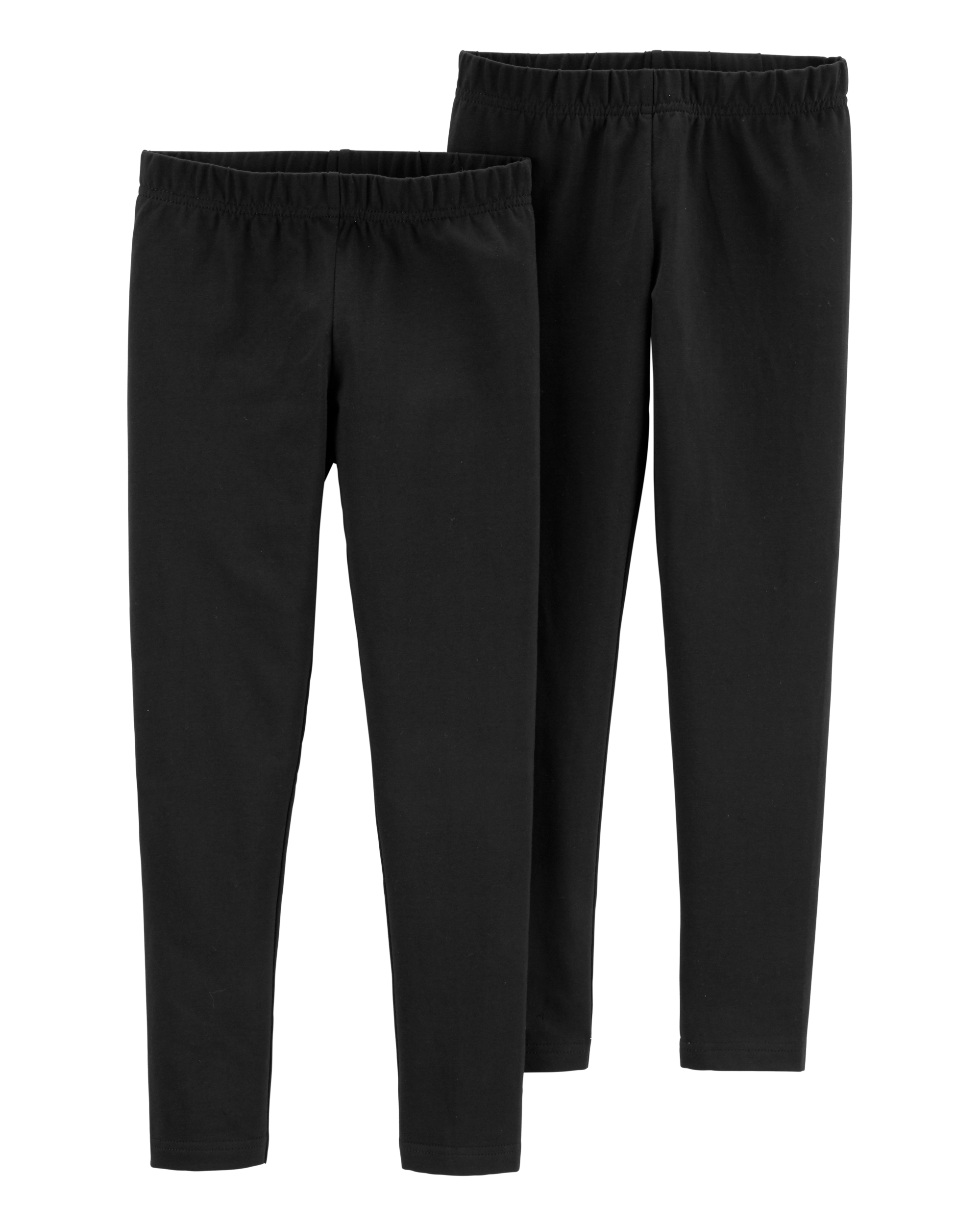 Kid 2-Pack Cotton Stretch Leggings