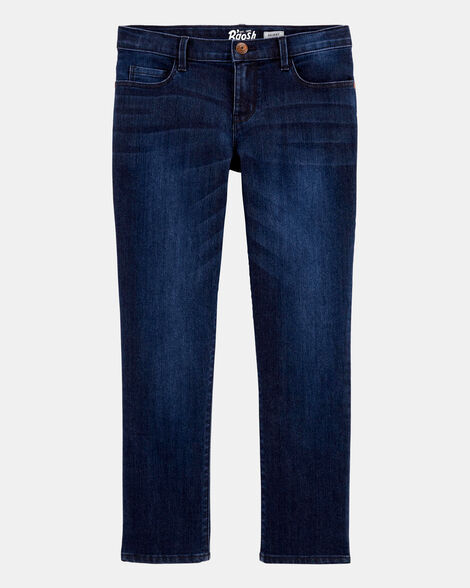 Kid Dark Wash Plus-Fit Skinny-Leg Jeans
