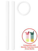 Clear - Wander Straw Bottle Extra Straws - 2-Pack, Selected