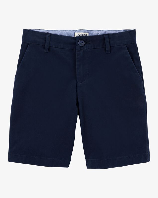 Product image 1 of Girls Stretch Chino Shorts - Navy
