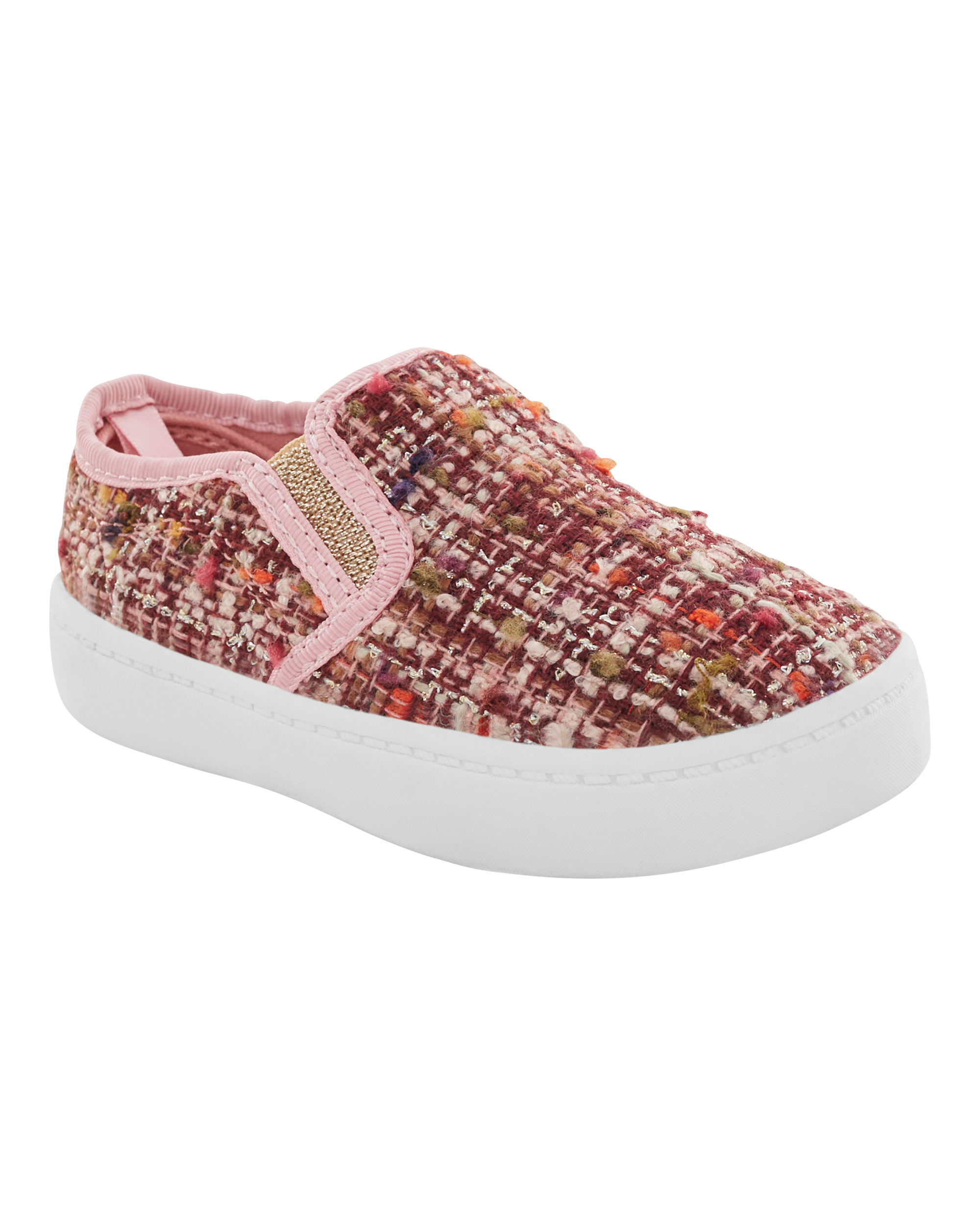 Toddler Tweed Slip-On Casual Shoes