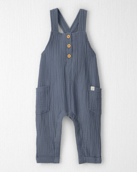 Baby Organic Cotton Gauze Overalls