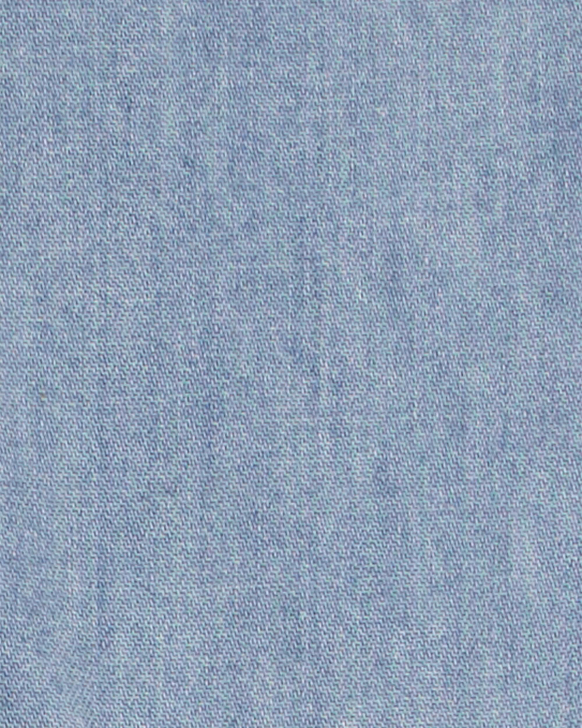Baby Chambray Jumpsuit - Blue