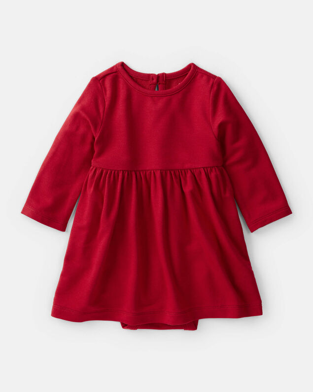 Product image 1 of Baby Girl PurelySoft Bodysuit Dress - Red