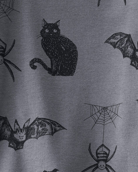 Product image 3 of Toddler Organic Cotton Pajamas in Spooky Creatures Print