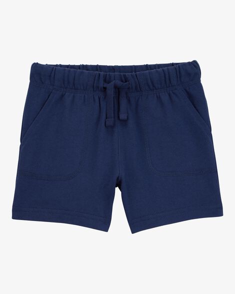  Product image 1 of Toddler Pull-On French Terry Shorts - Navy