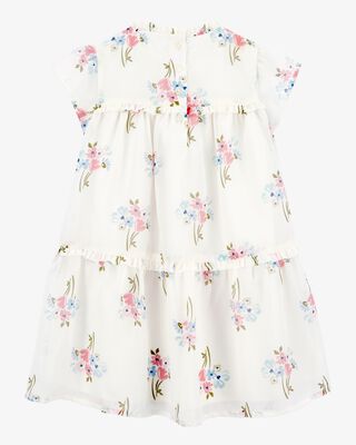 Product image 2 of Toddler Floral Tiered Short-Sleeve Dress