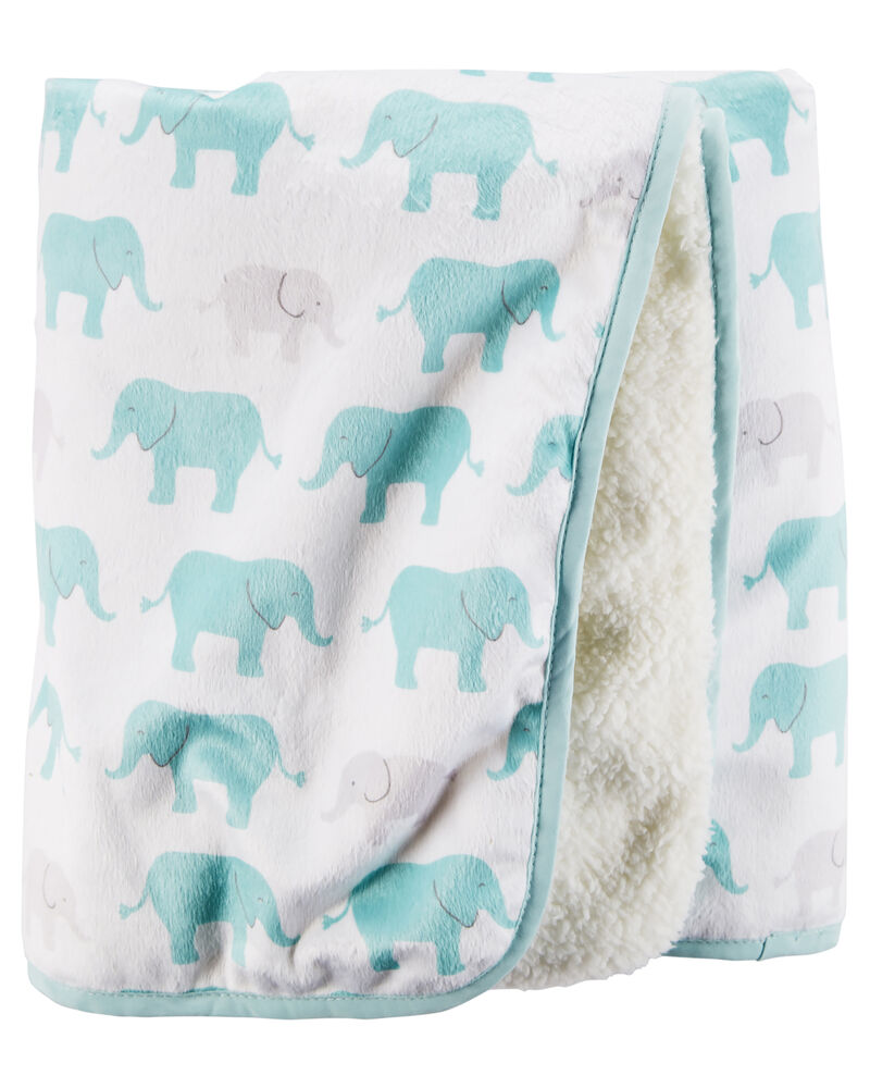 Null Blue Velboa Blanket Carters Com