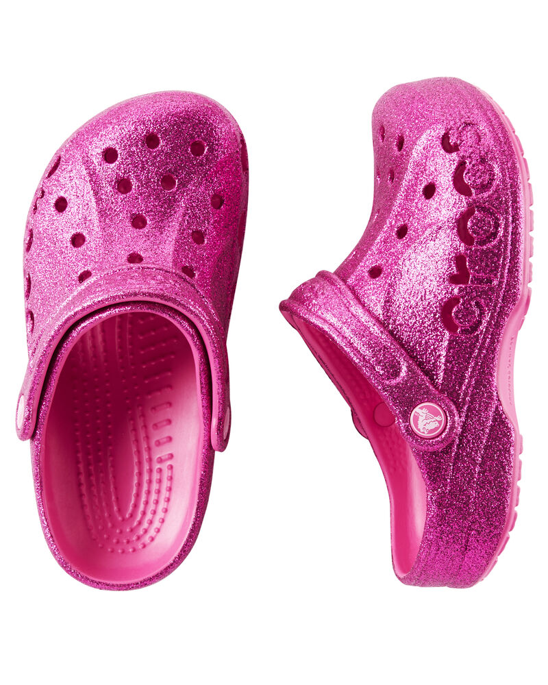 crocs kids girls on Crocs Baya Hi Glitter Clog Carters Com