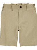 Tan - Kid Lightweight Uniform Shorts in Quick Dry Active Poplin
, Selected