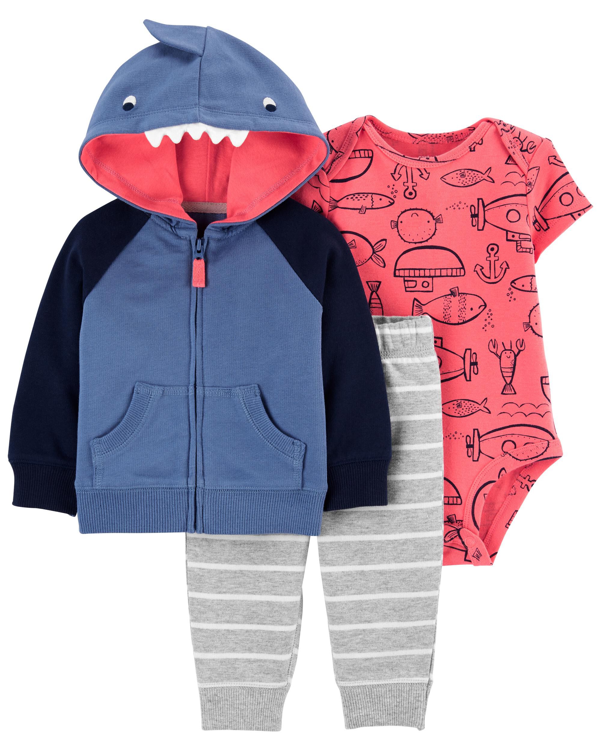 *DOORBUSTER* 3-Piece Shark Little Jacket Set