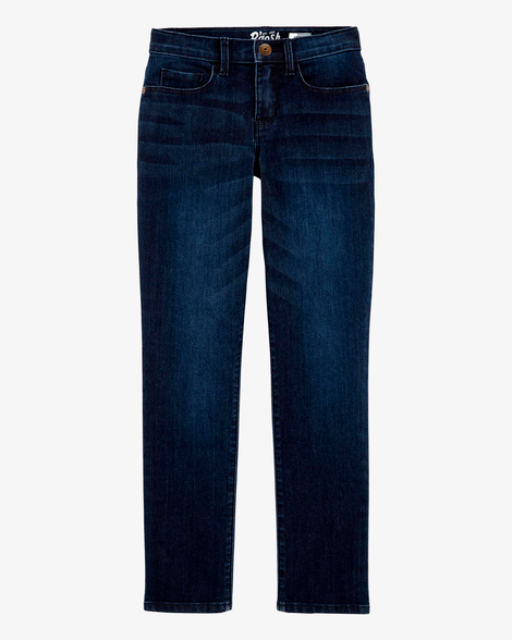 Kid Dark Wash Slim-Fit Skinny-Leg Jeans