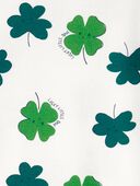Ivory/Green - Kid 2-Piece St. Patrick's Day 100% Snug Fit Cotton Pajamas, Selected