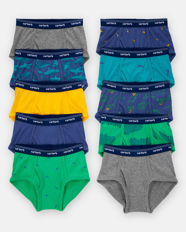 Product image 1 of Toddler Boy 10-Pack Cotton Briefs Underwear