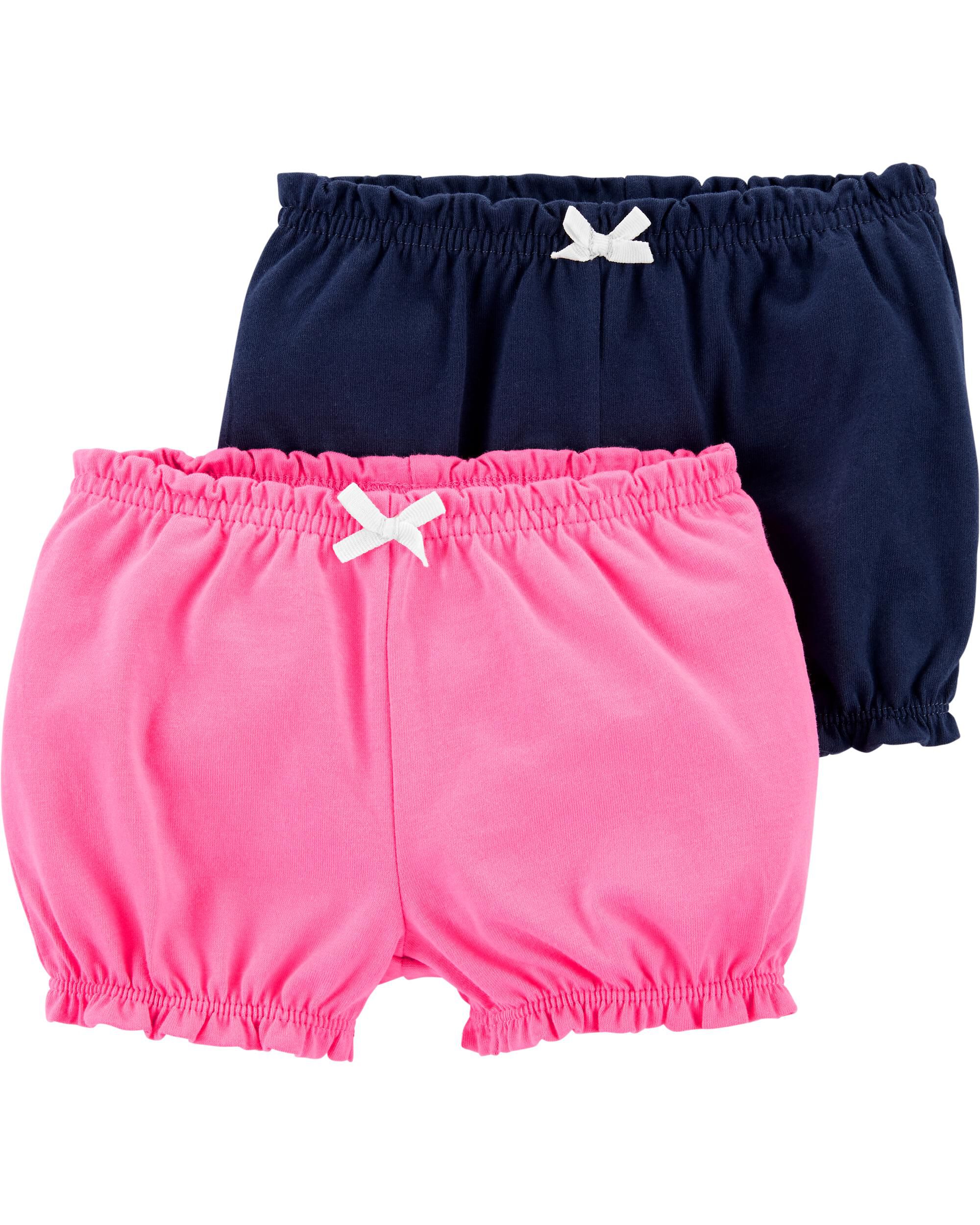 Carters Baby Boys 2 Pack Pull-On Soft Shorts With Socks