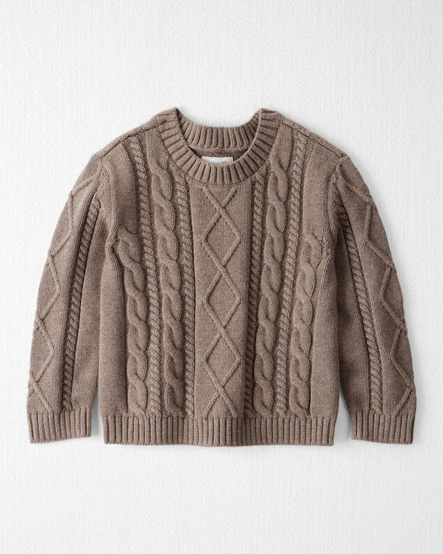 Product image 1 of Toddler Organic Cotton Cable Knit Sweater