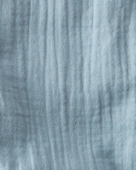 Product image 4 of Baby Organic Cotton Gauze Overalls in Blue