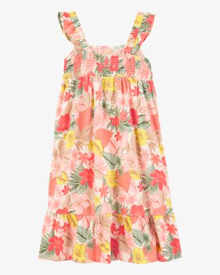 Product image 2 of Kid Floral Smocked Midi Dress
