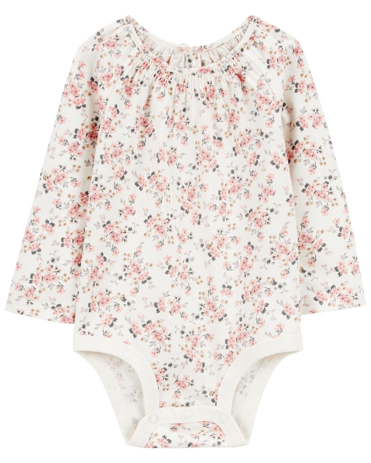 Baby Floral Print Long Sleeve Bodysuit OshKosh Carter's