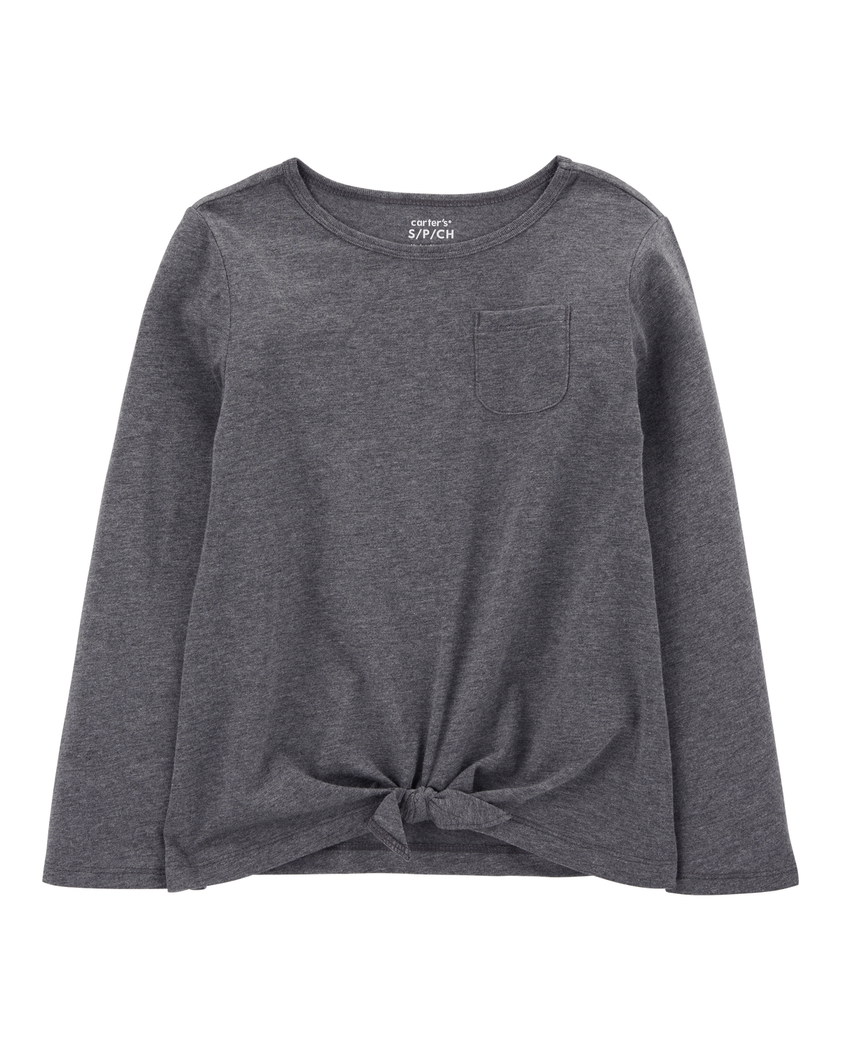 Kid Tie-Front Long-Sleeve Jersey Tee - Carter's | Carter's
