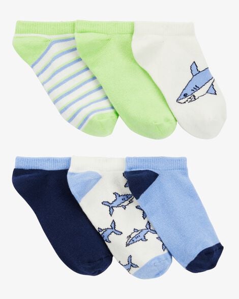 Product image 1 of Kid 6-Pack No-Show Socks
