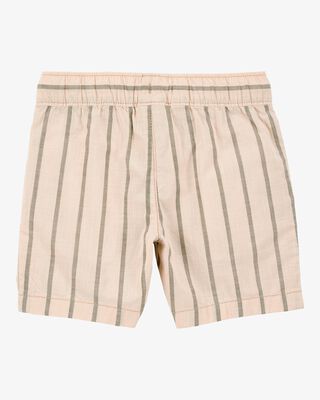 Product image 2 of Baby Striped Drawstring Shorts - Khaki