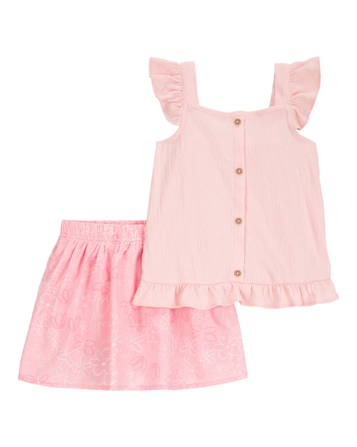 Toddler 2-Piece Print Skort Set - Pink - Carter's | Carter's