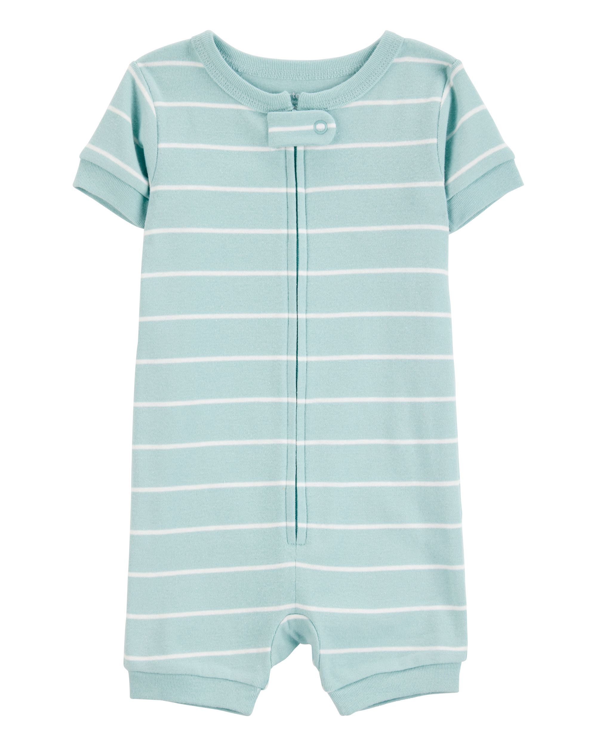 Baby 1-Piece Striped 100% Snug Fit Cotton Romper Pajamas