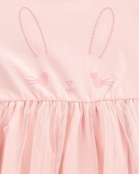 Product image 3 of Baby Bunny Tutu Short-Sleeve Dress - Pink