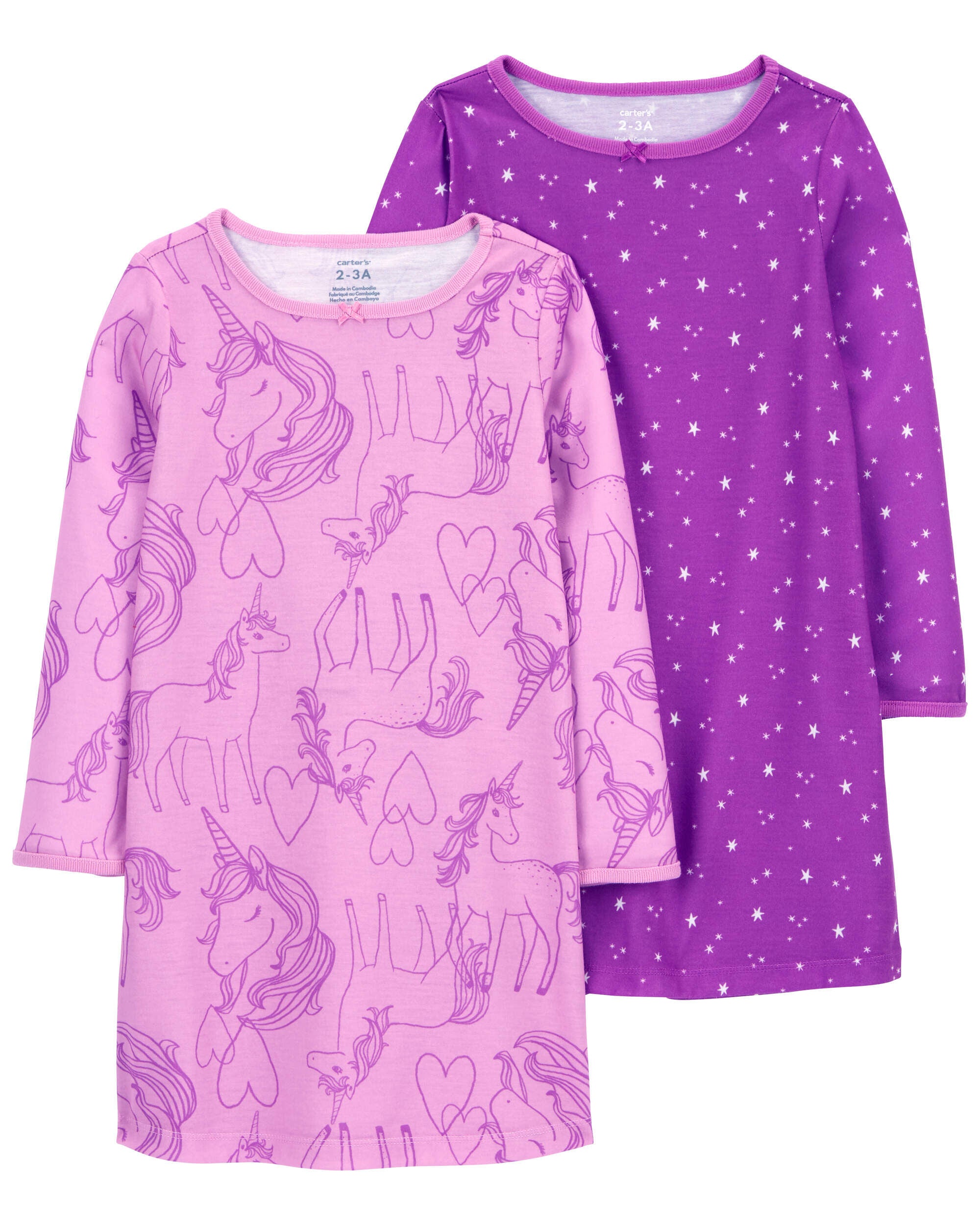 Carters girls nightgowns on sale