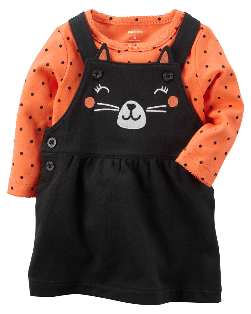 2Piece Halloween Bodysuit & Jumper Set