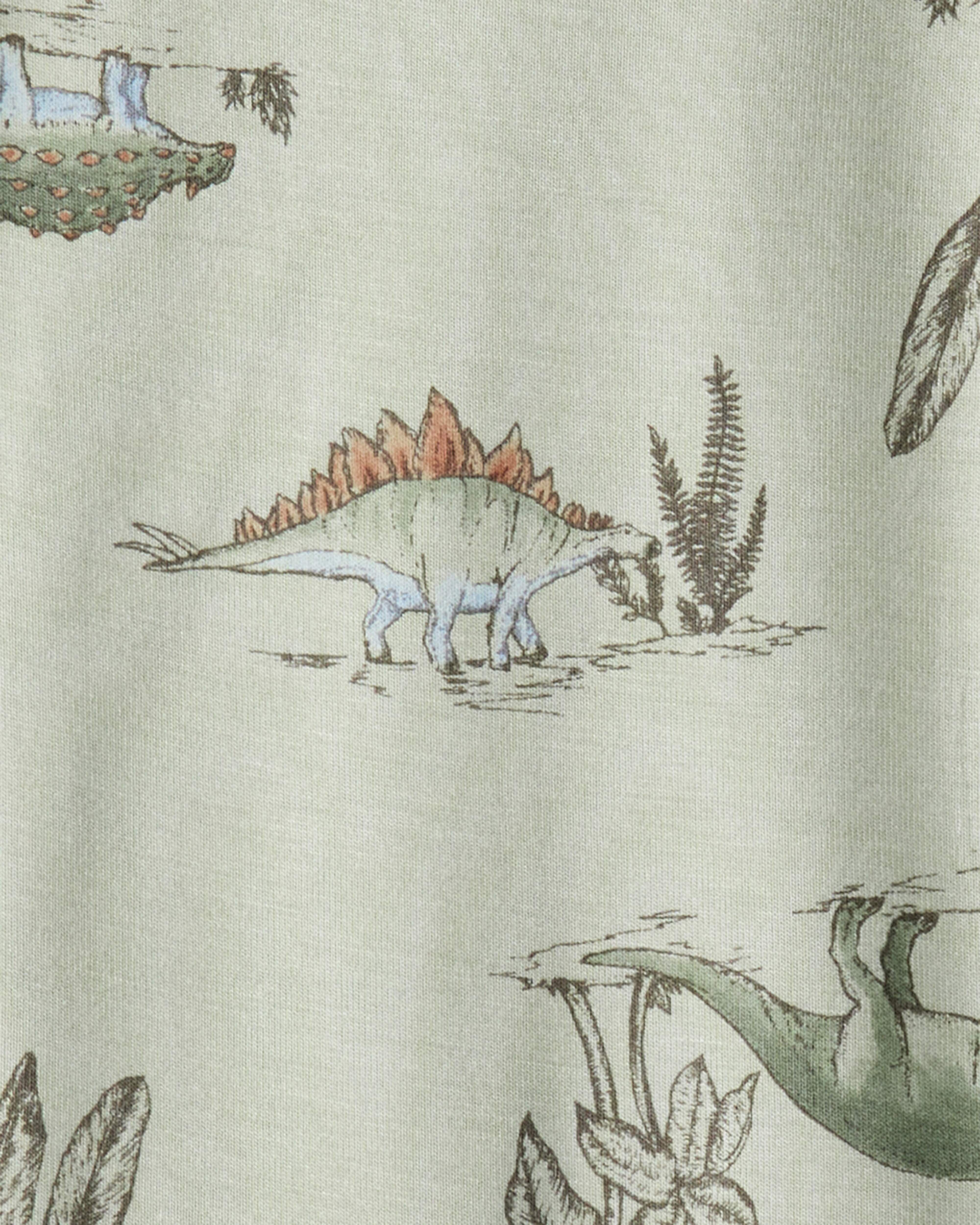 Baby Boy 2-Pack Dinosaur Print PurelySoft Long-Sleeve