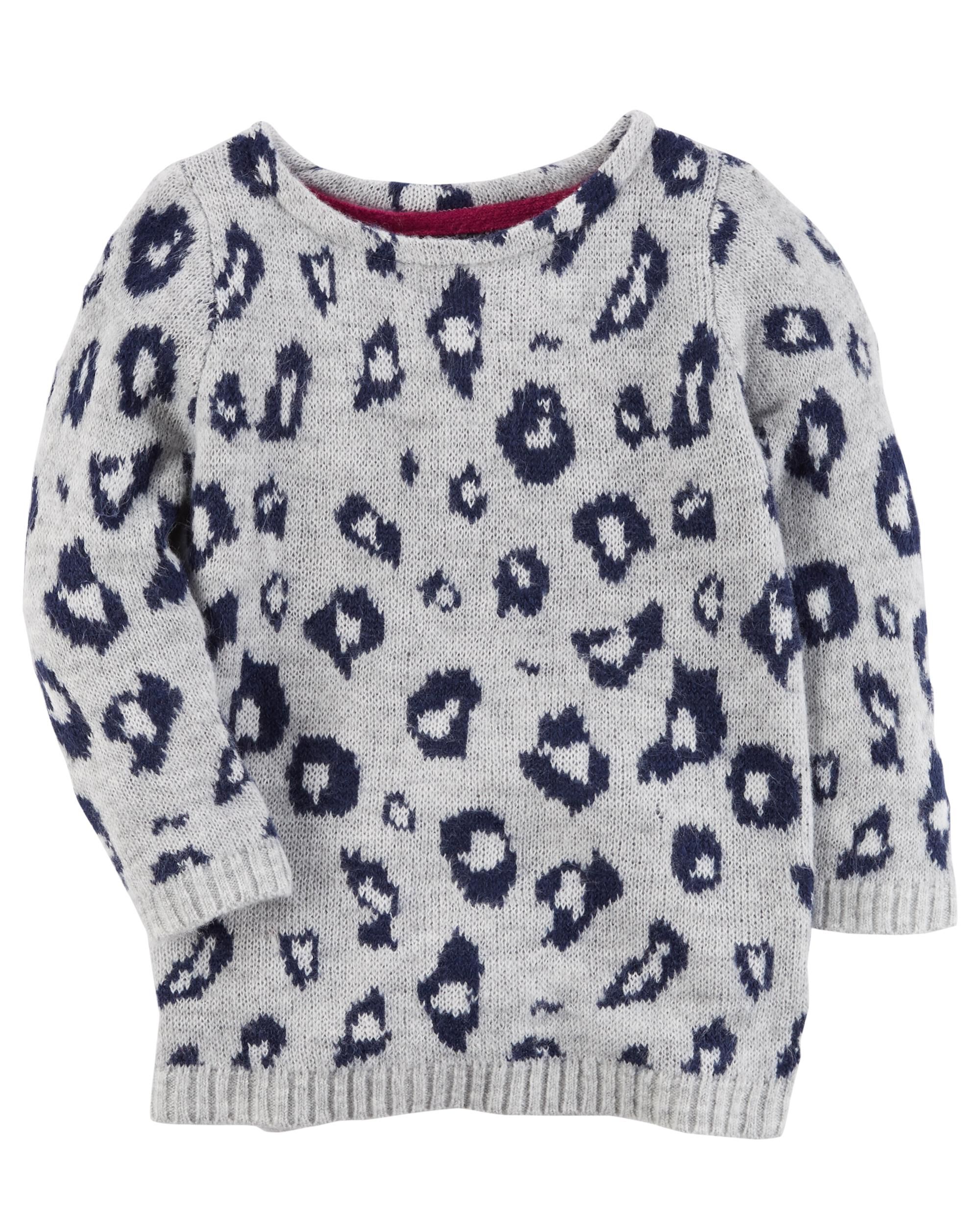 baby leopard cardigan