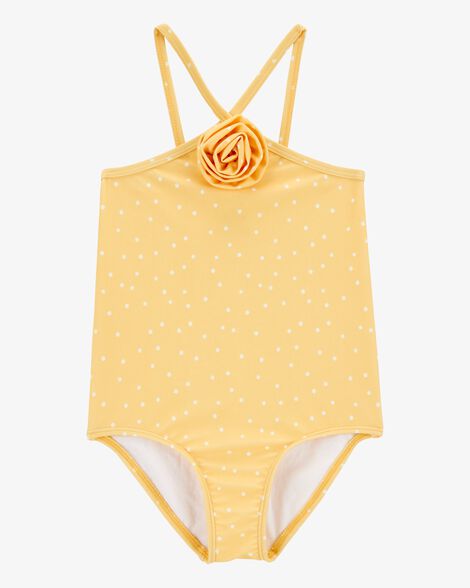  Product image 1 of Toddler 1-Piece Polka Dot Swimsuit - Gold