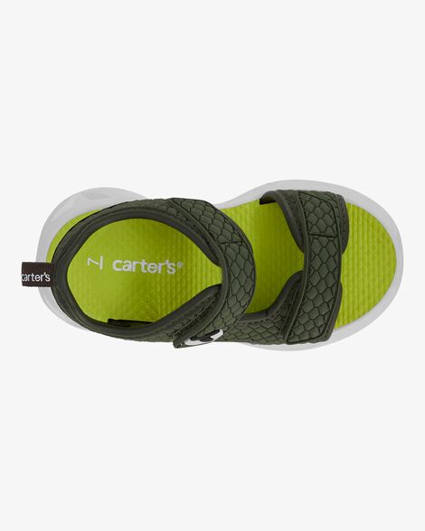  Product image 5 of Toddler Rugged Light Up Sandals - Green