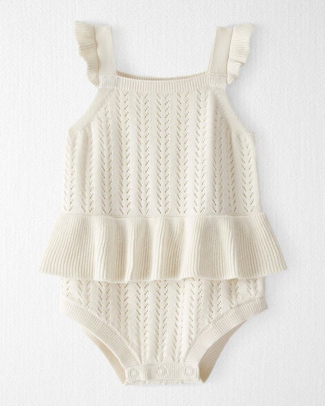 Product image 2 of Baby Organic Cotton Pointelle Romper