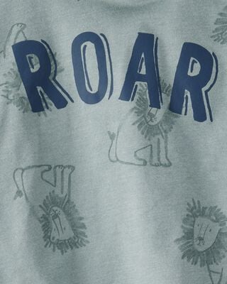 Product image 2 of Baby 2-Piece Roar Dinosaur Hooded Tee & Jogger Pant Set