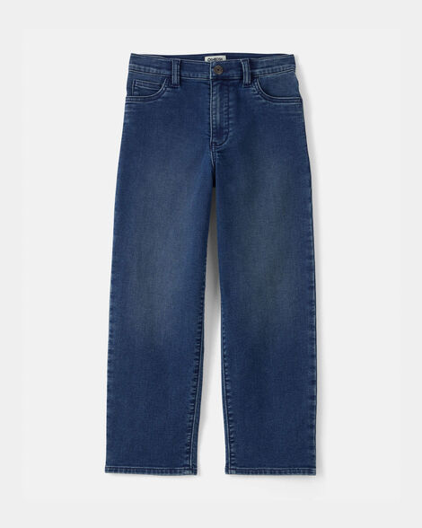 Boys Denim Straight Jeans - Dark Wash