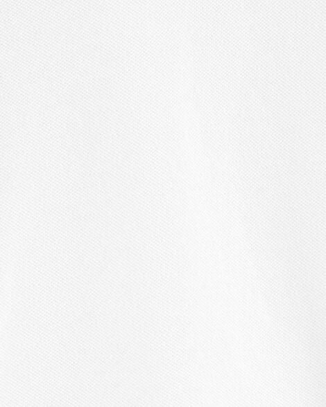 Product image 2 of Kid White Piqué Polo Shirt