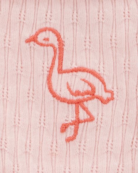  Product image 3 of Baby Flamingo Ribbed Tank Top