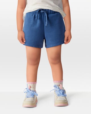 Product image 2 of Toddler Pull-On French Terry Shorts - Blue