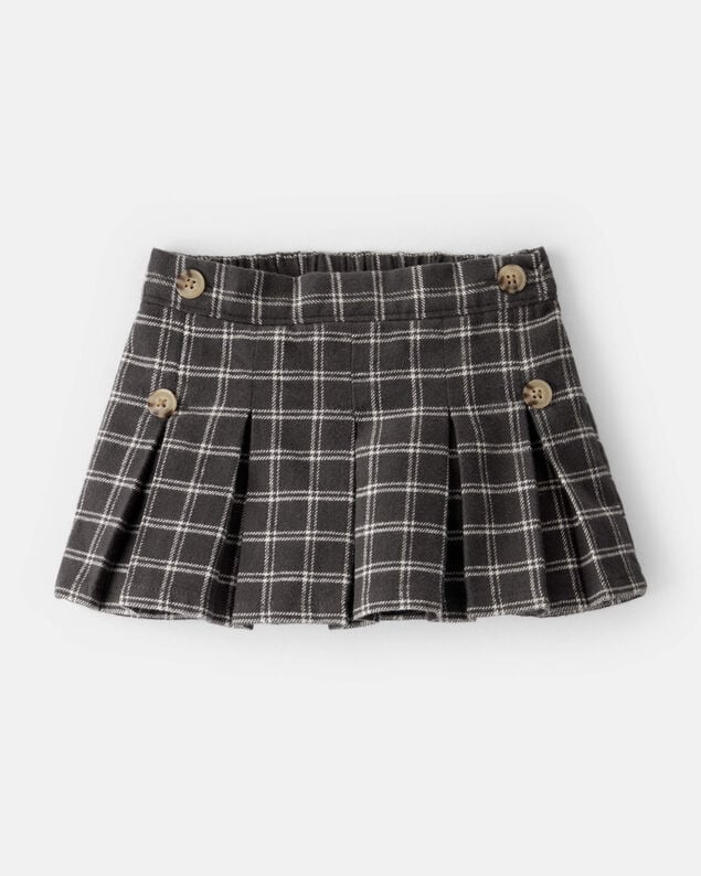 Product image 2 of Baby Girl 2-Piece Plaid Cotton Skort