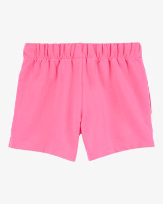 Product image 2 of Kid Pull-On French Terry Shorts - Pink