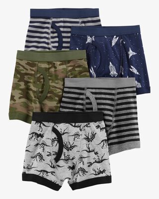 Product image 1 of 5-Pack Cotton Boxer Briefs Underwear