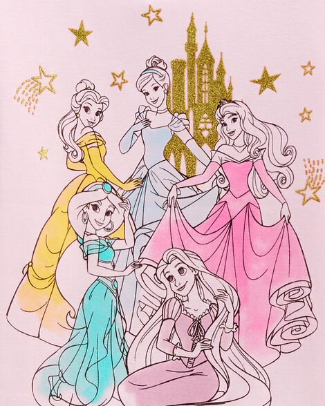  Product image 2 of Kid 2-Piece Disney Princess 100% Snug Fit Cotton Pajamas