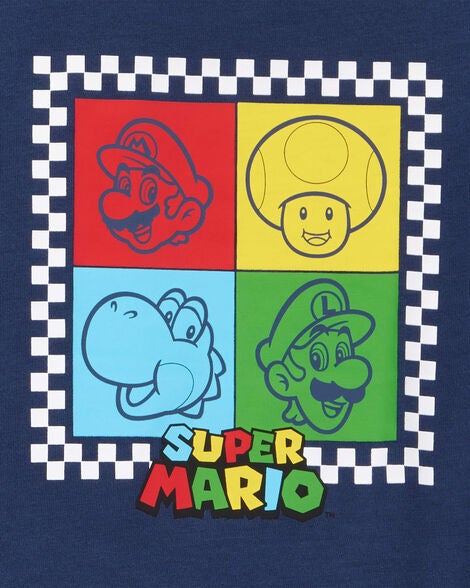  Product image 2 of Kid Super Mario Bros™ Loose Fit 2-Piece Pajamas