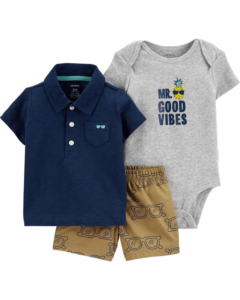 3 Piece Little Short Set Carters Com