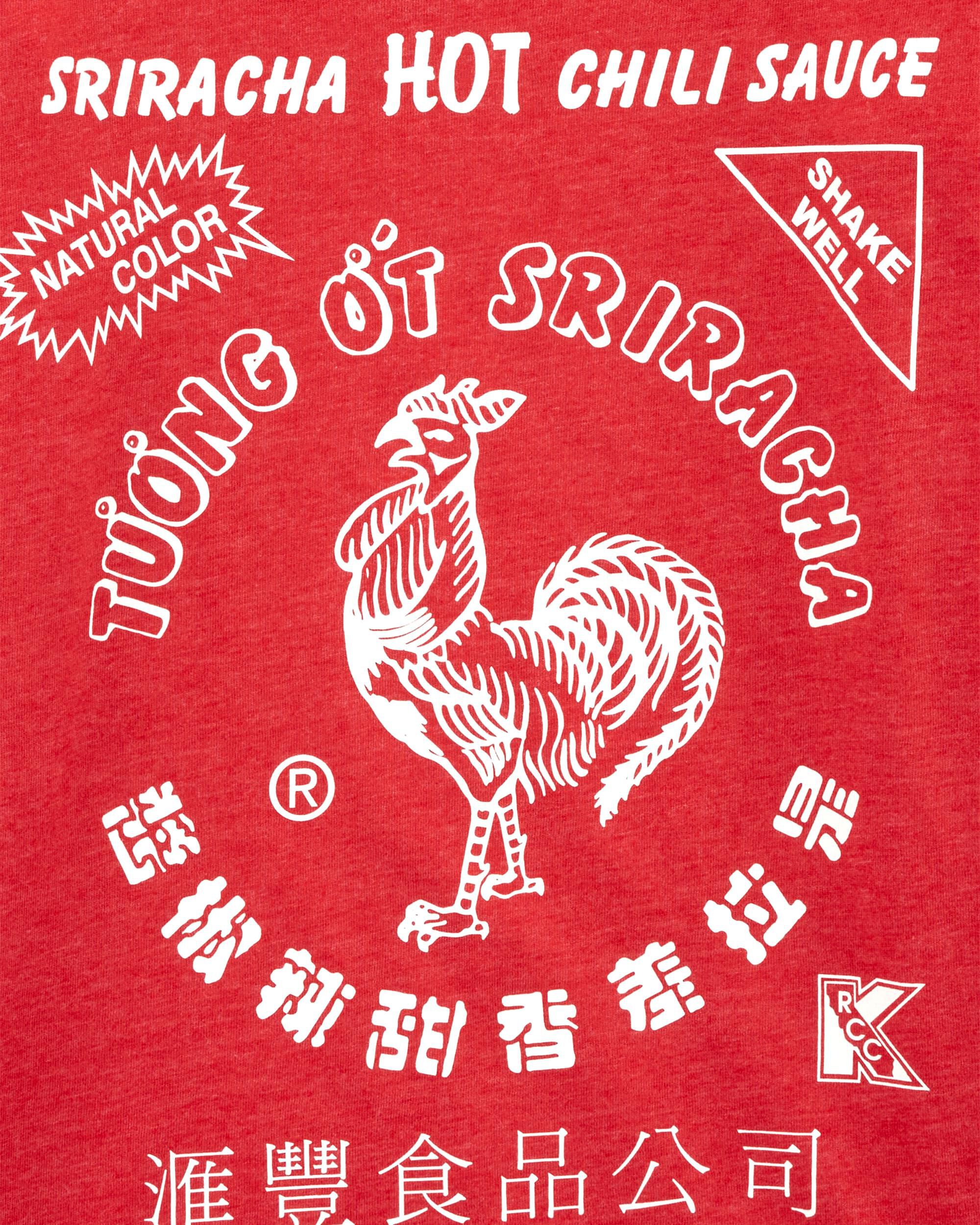 Kid Sriracha Long-Sleeve Graphic Tee - Red