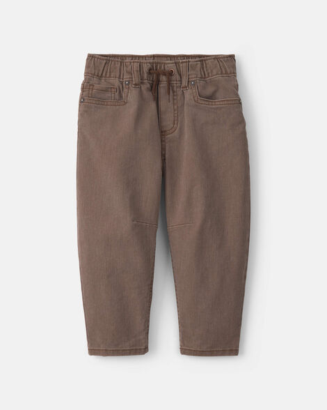 Toddler Boy Western Jeans - Brown