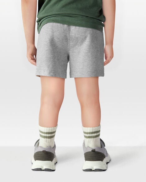  Product image 3 of Toddler Pull-On French Terry Shorts - Grey